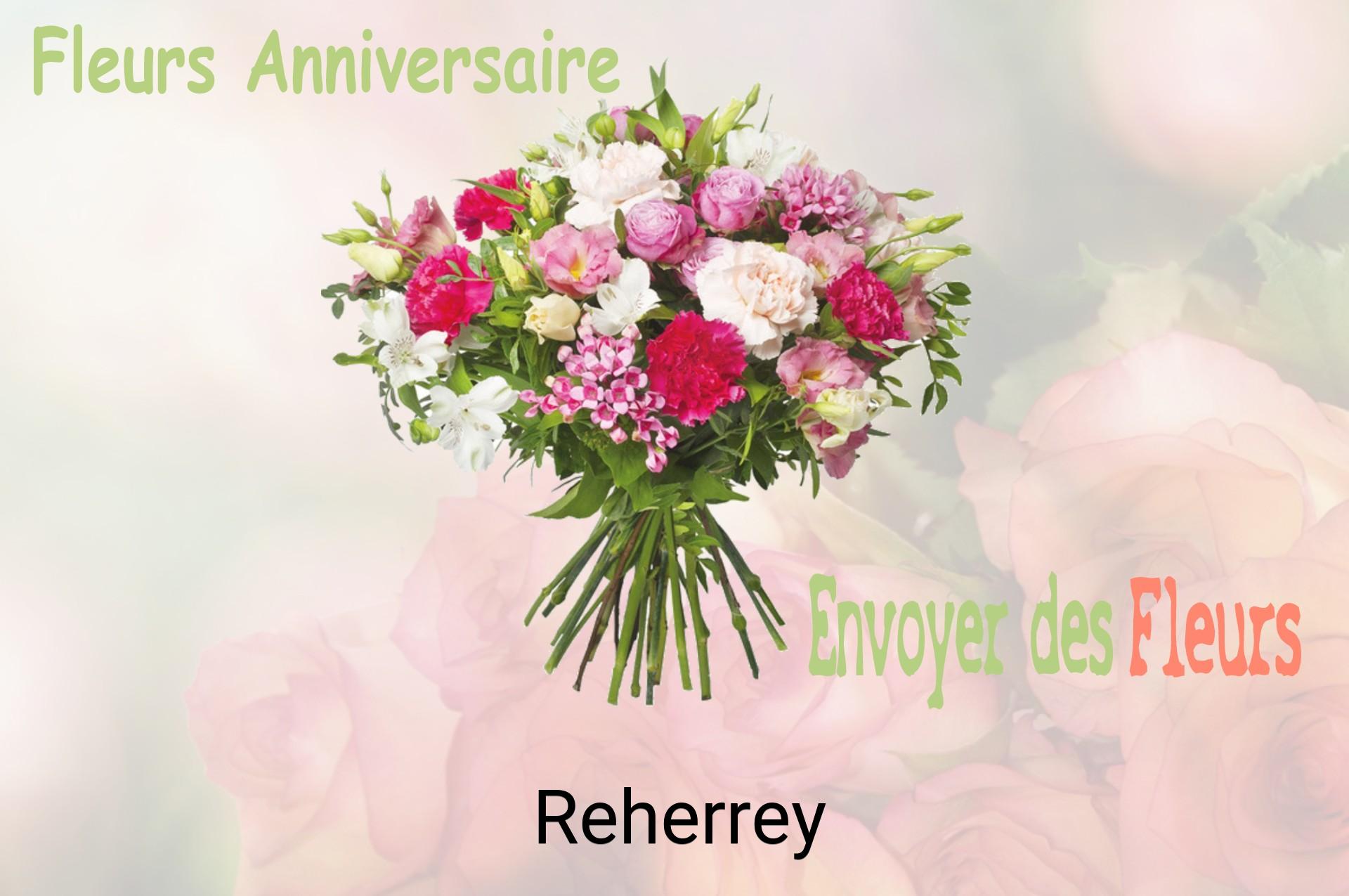 Bouquet de fleurs d’anniversaire livré à Reherrey