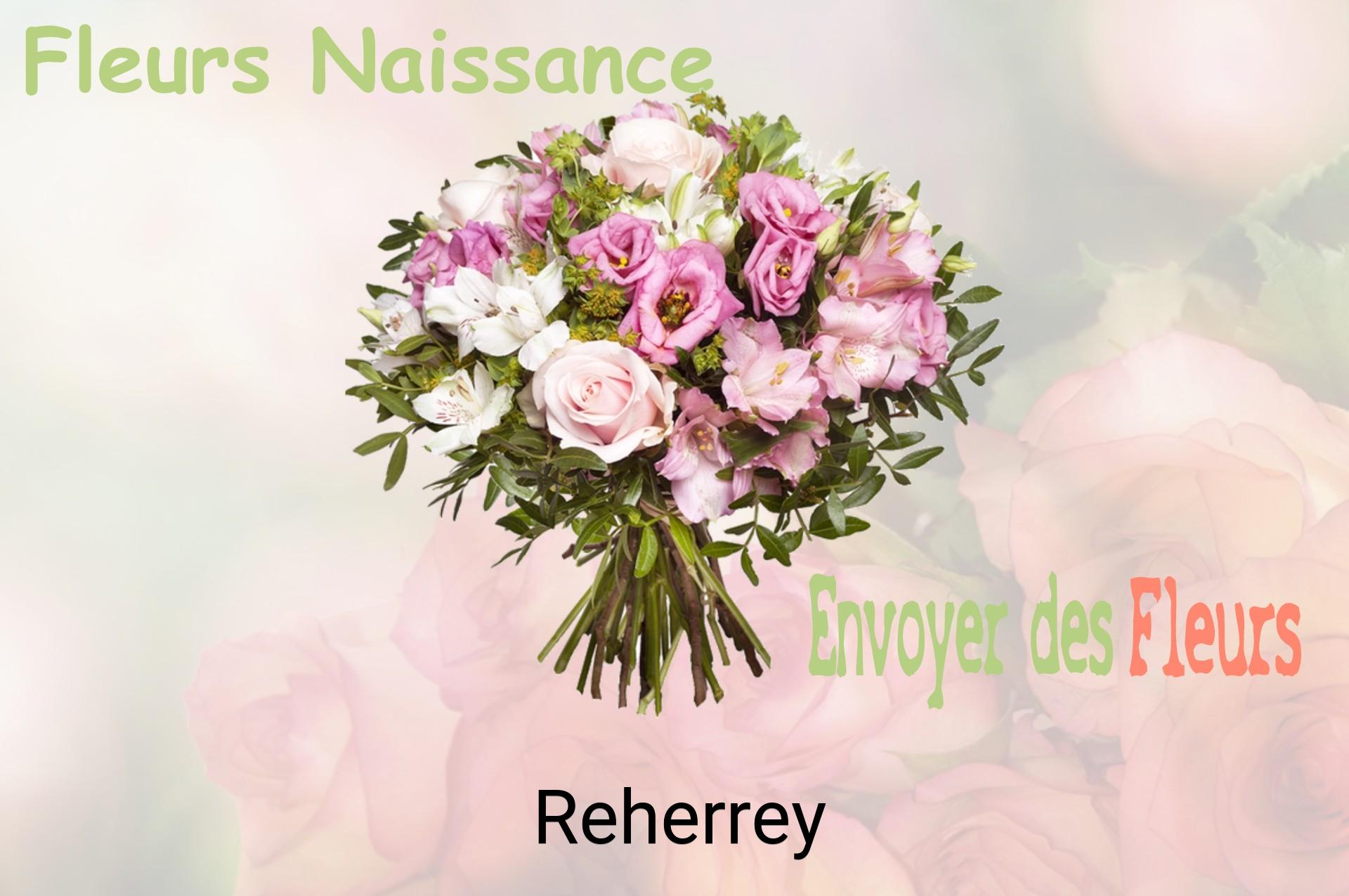 Bouquet de fleurs de naissance livré à Reherrey